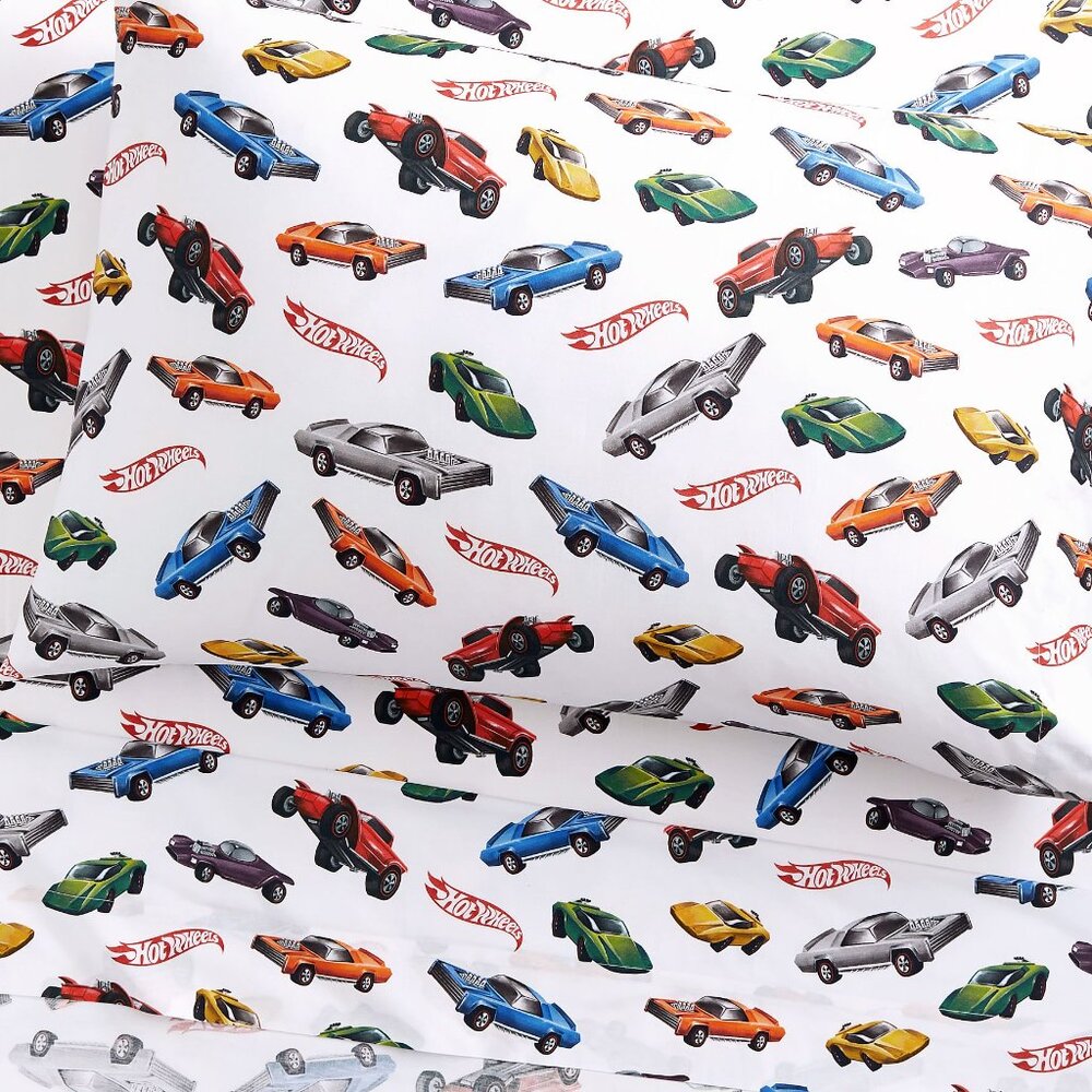 Pottery Barn Hot Wheels Full Bed Set - Picture 6 of 9